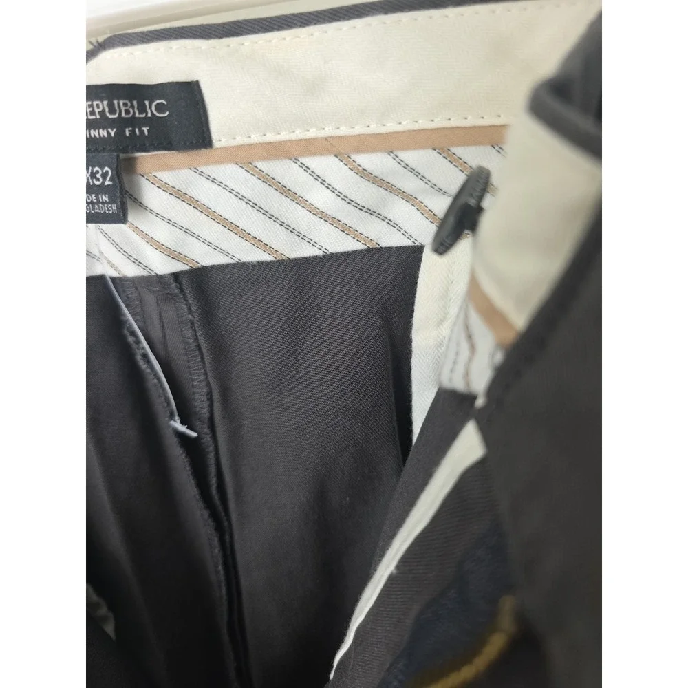 Banana Repubic Pants Mens 44 x‎ 32 Fulton Skinny Fit Rapid Movement Chino
